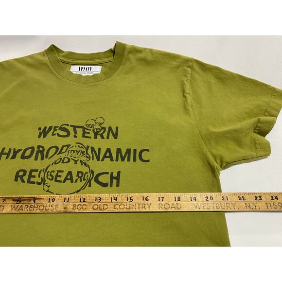 Western Hydrodynamic Research T-Shirt Men’s Medium Green WHR Logo Graphic Tee - Picture 3 of 10